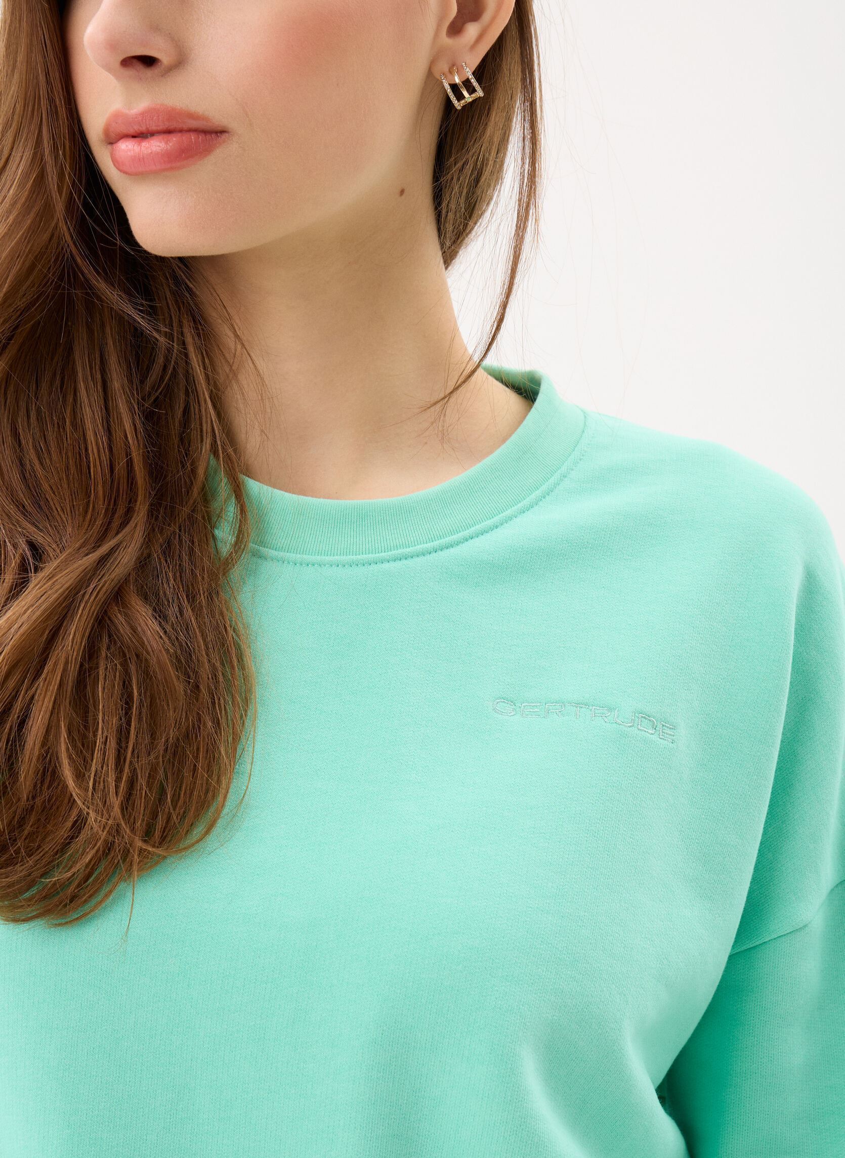 Sweatshirts Cath Sweat femme vert Gertrude Sweatshirts Cath Sweat femme vert Menthe