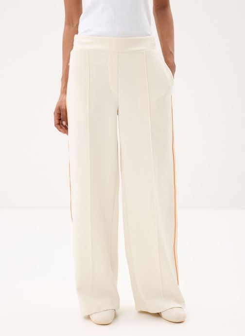Gertrude Wijde broeken Dahlia Sun Pantalon dames wit