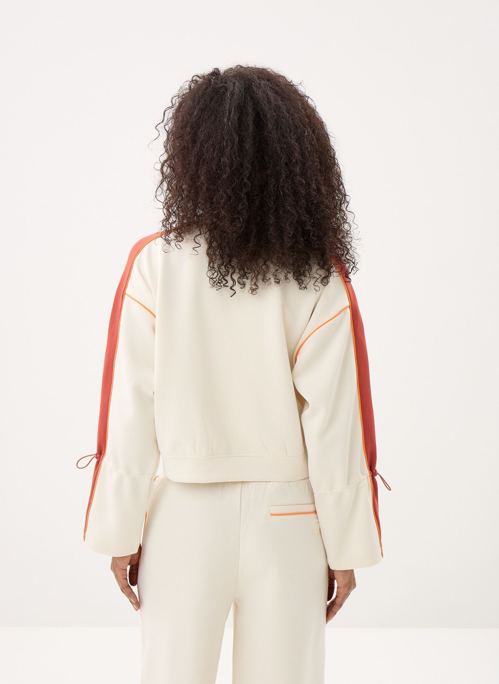 Trainingsjacken Esmee Sun Veste Jogging damen weiß Gertrude Trainingsjacken Esmee Sun Veste Jogging damen weiß Creme/Terracotta