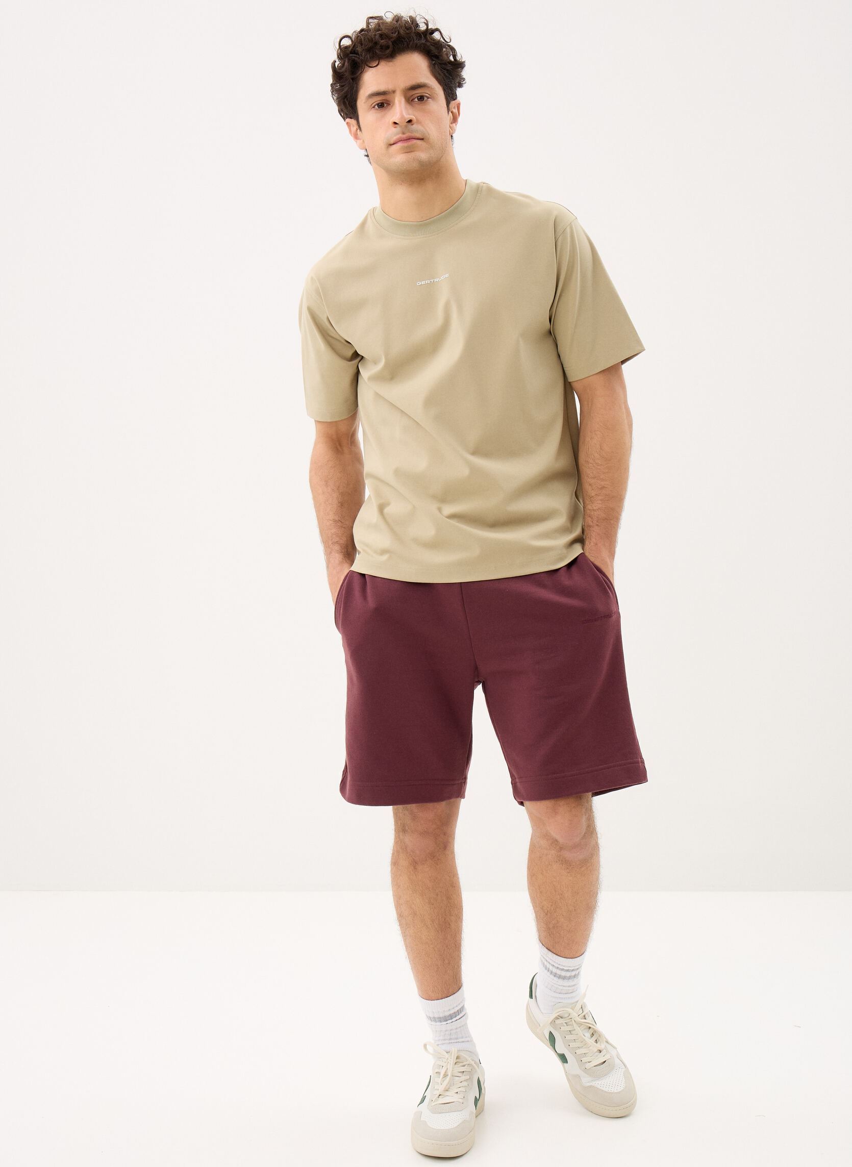 Tee-shirts Horty Tee-Shirt homme marron Gertrude Tee-shirts Horty Tee-Shirt homme marron Granite