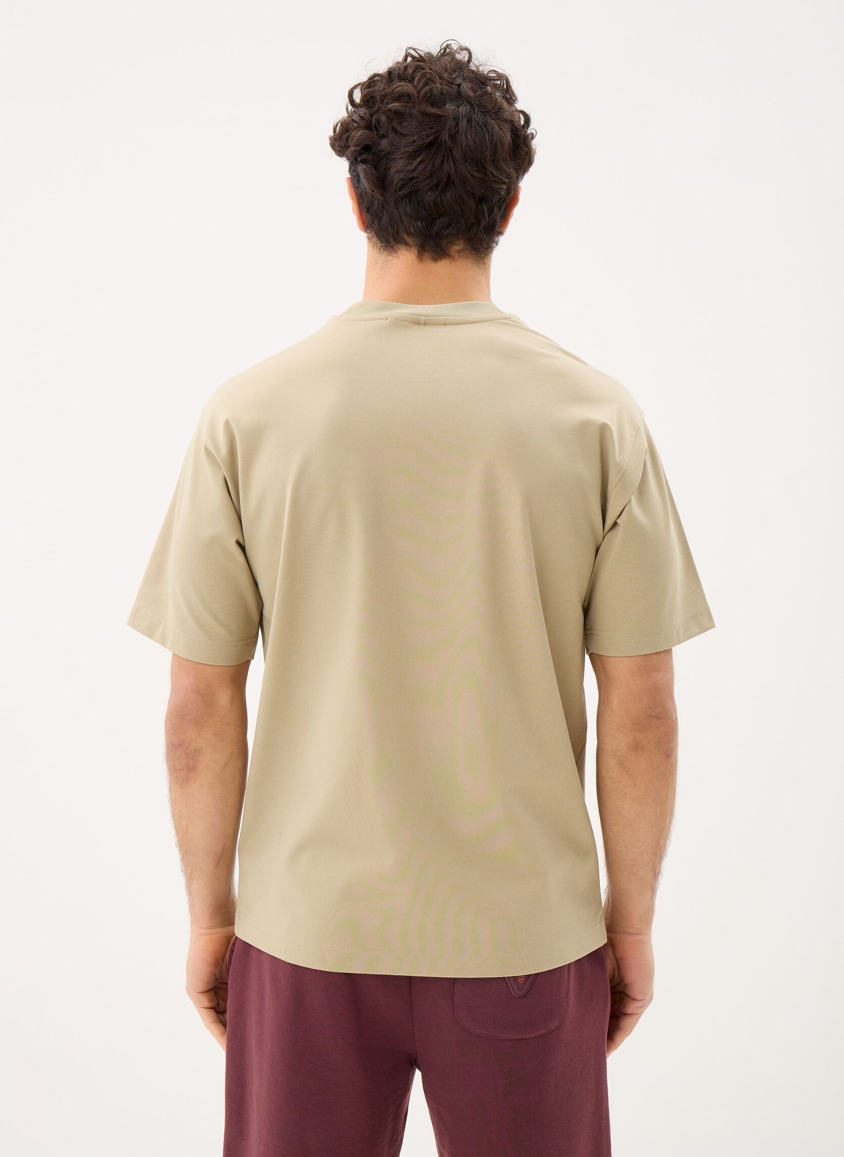 Tee-shirts Horty Tee-Shirt homme marron Gertrude Tee-shirts Horty Tee-Shirt homme marron Granite