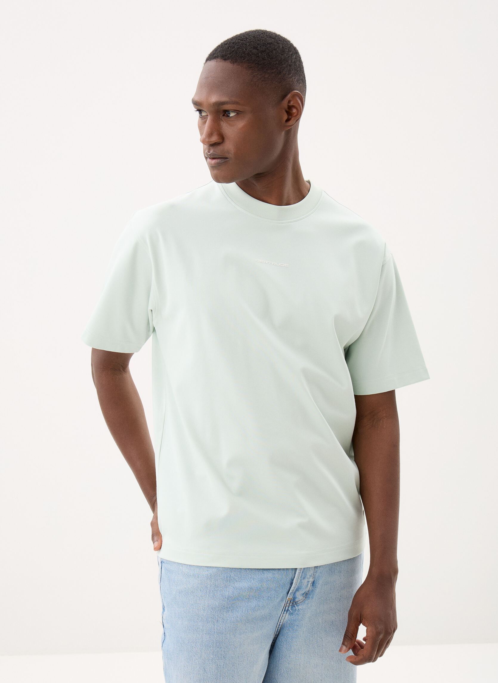Tee-shirts Horty Tee-Shirt homme vert Gertrude Tee-shirts Horty Tee-Shirt homme vert Mousse