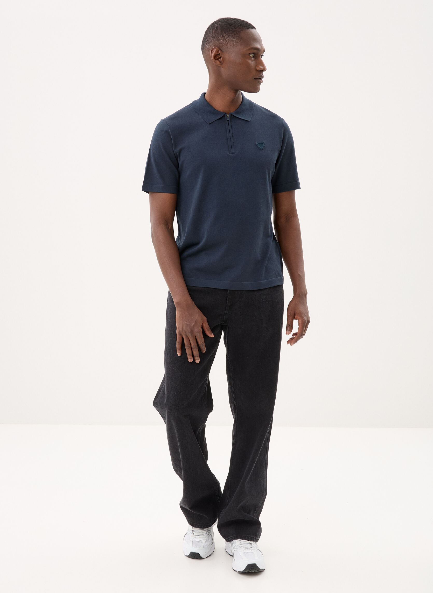 Kurzarm-Poloshirts Jude Polo herren blau Gertrude Kurzarm-Poloshirts Jude Polo herren blau Nuit