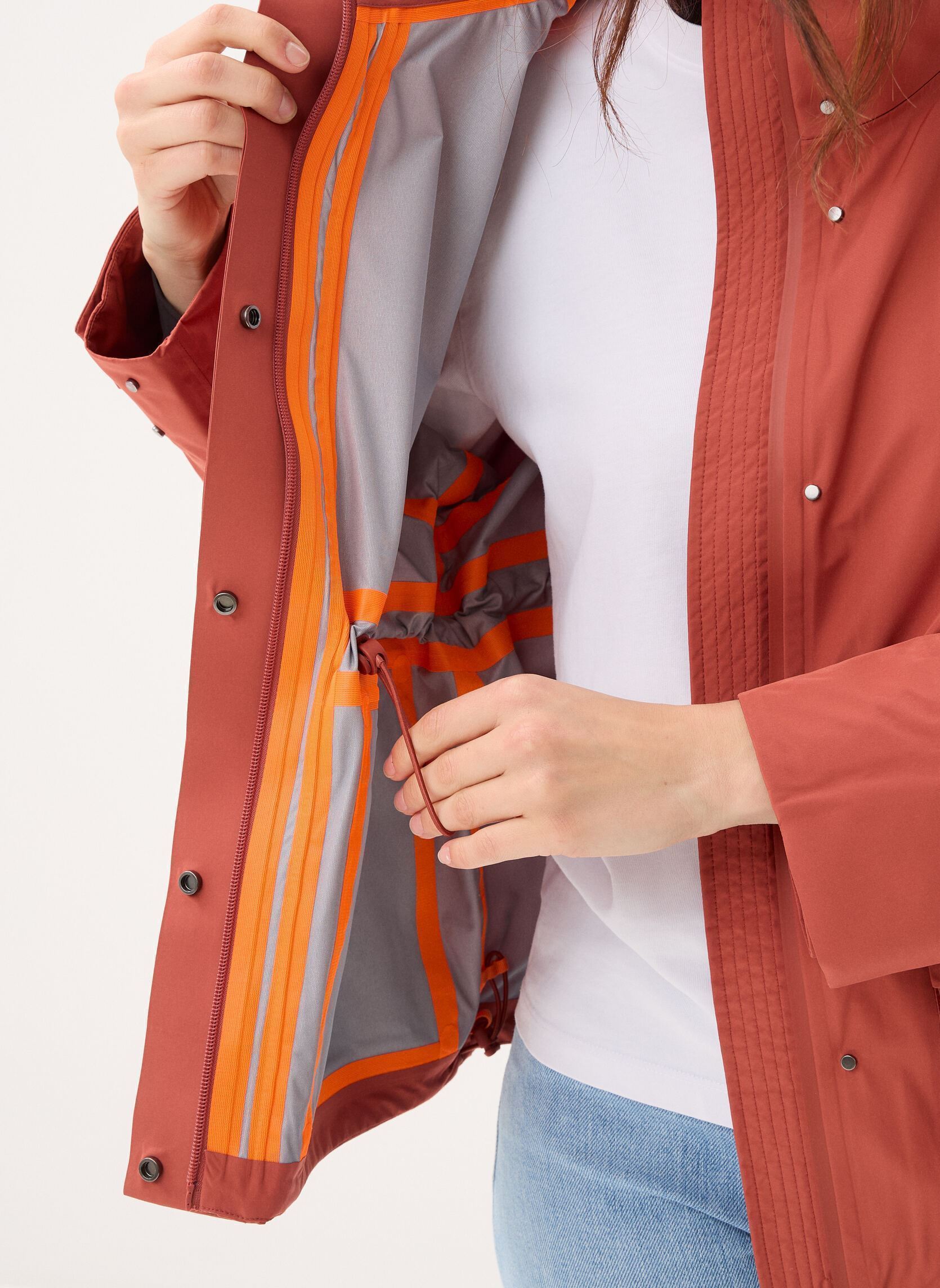 Parkas Kamala-S Parka femme orange Gertrude Parkas Kamala-S Parka femme orange Terracotta