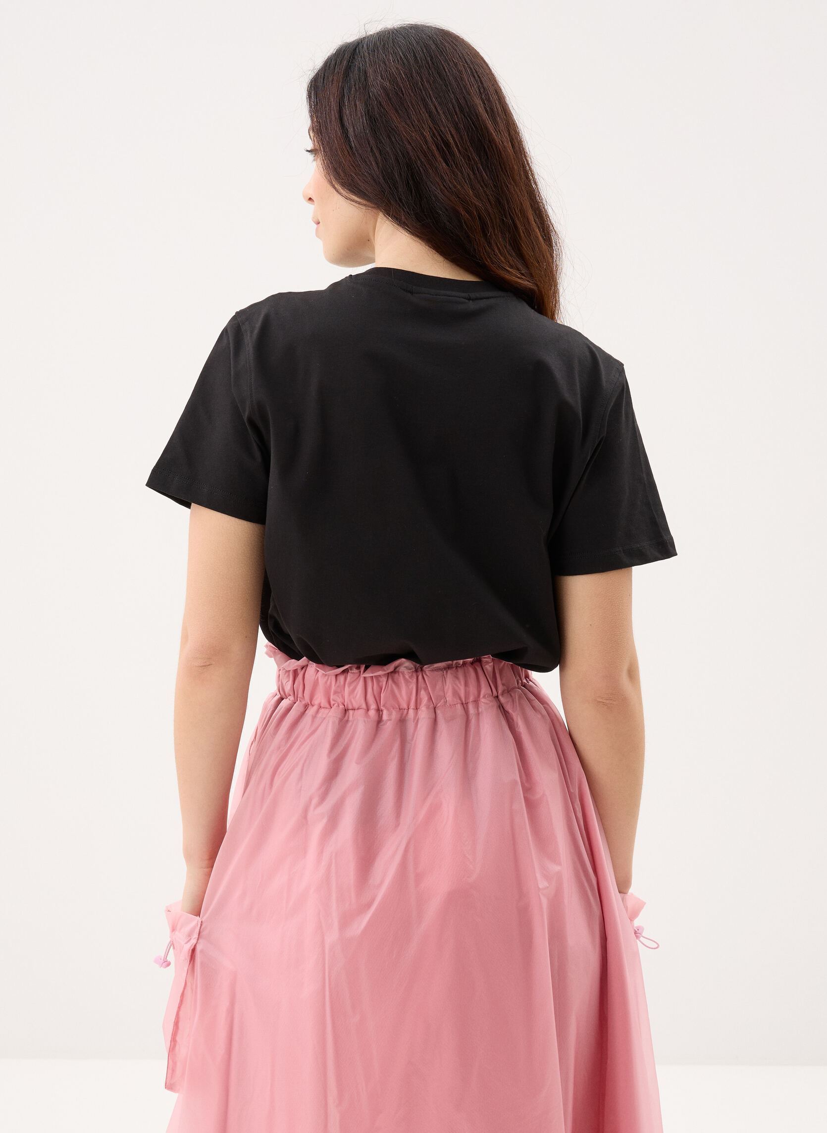 Magliette Leolina Tee-Shirt donna nero Gertrude Magliette Leolina Tee-Shirt donna nero Black