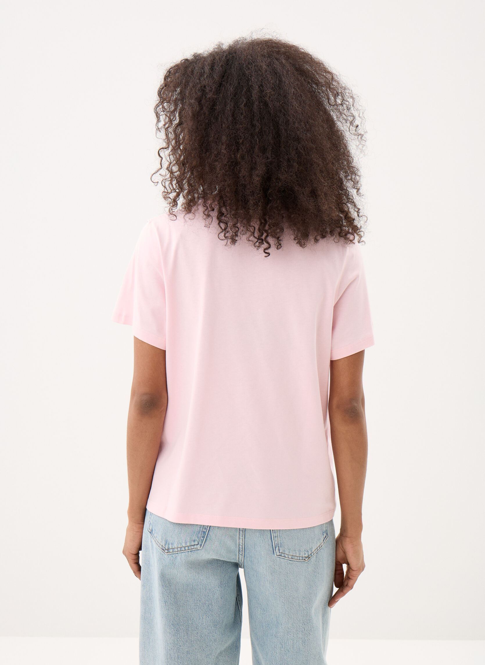 Tee-shirts Leolina Tee-Shirt femme rose Gertrude Tee-shirts Leolina Tee-Shirt femme rose Blush