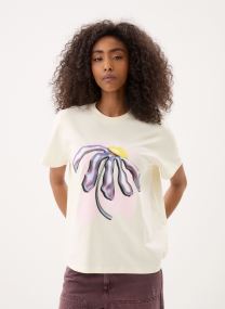 Tee-shirts Leolina Bloom Tee-Shirt femme blanc Gertrude Tee-shirts Leolina Bloom Tee-Shirt femme blanc Creme