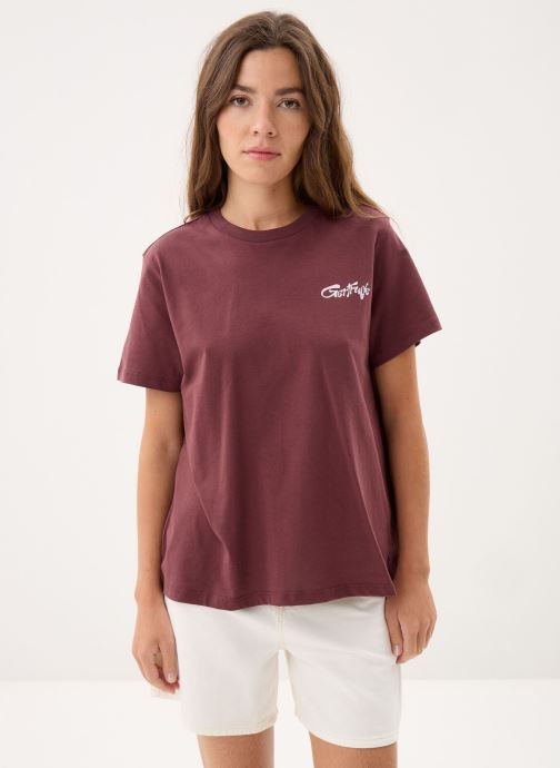 Gertrude Tee-shirts Leolina Daisy Tee-Shirt femme bordeaux