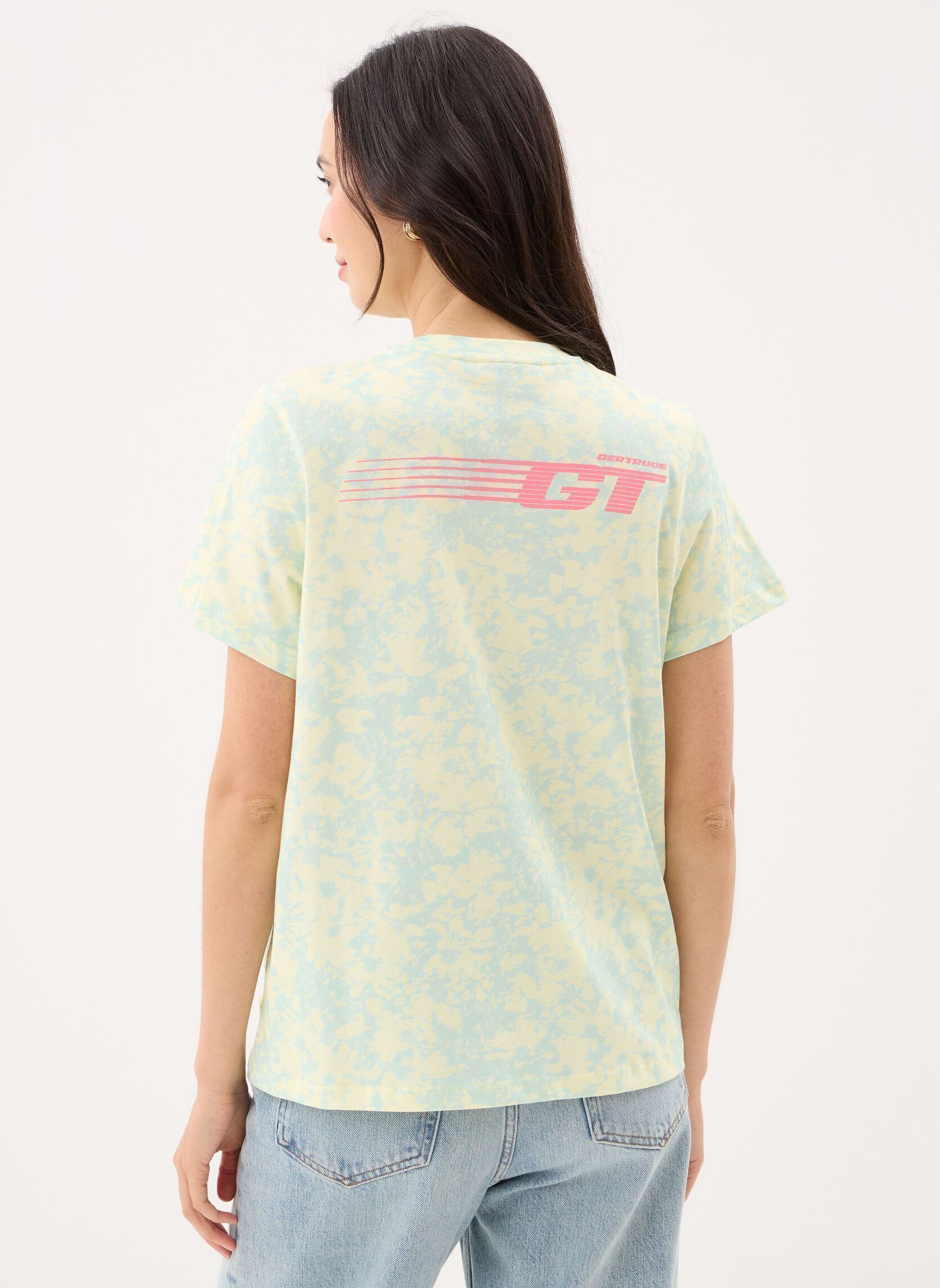 T-Shirts Leolina Flower Tee-Shirt damen grün Gertrude T-Shirts Leolina Flower Tee-Shirt damen grün Mousse