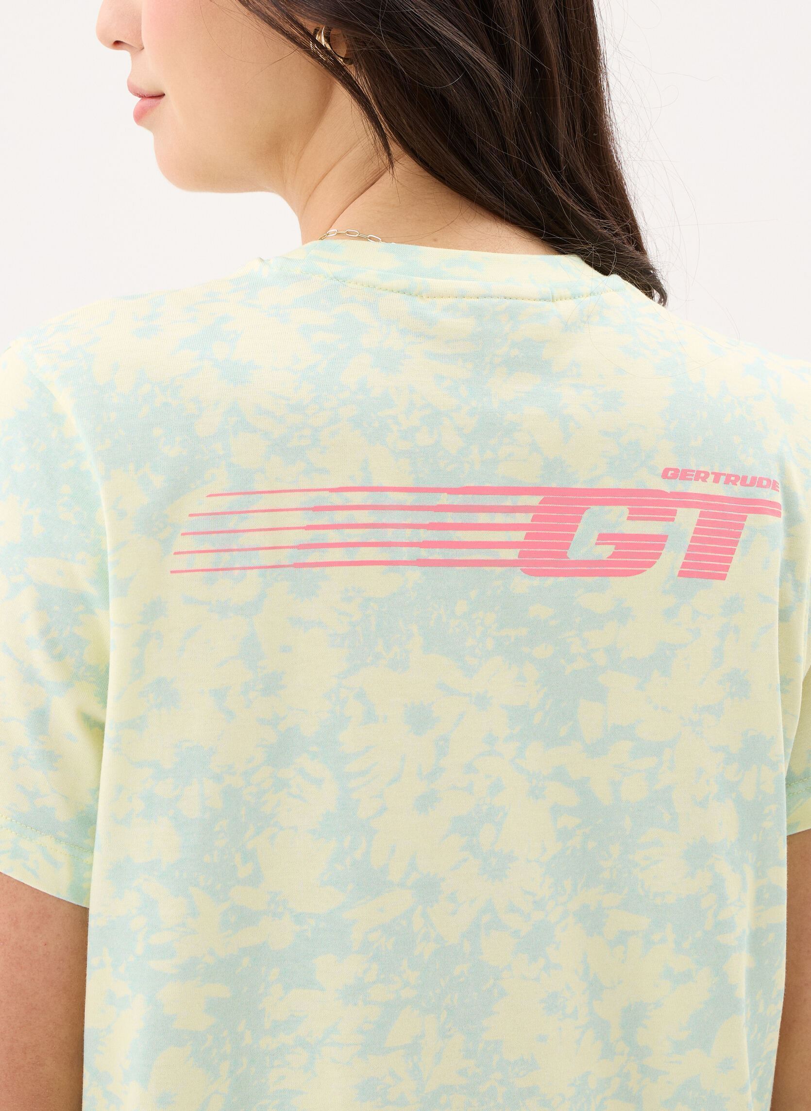 T-Shirts Leolina Flower Tee-Shirt damen grün Gertrude T-Shirts Leolina Flower Tee-Shirt damen grün Mousse