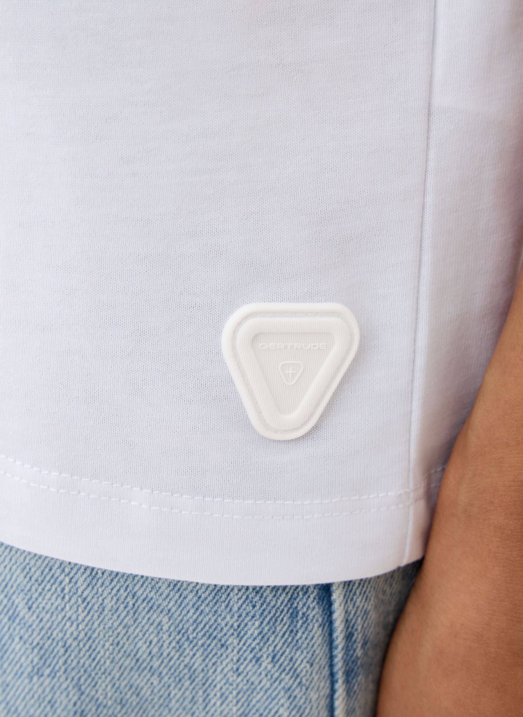 Magliette Leolina Geometry Tee-Shirt donna bianco Gertrude Magliette Leolina Geometry Tee-Shirt donna bianco Blanc