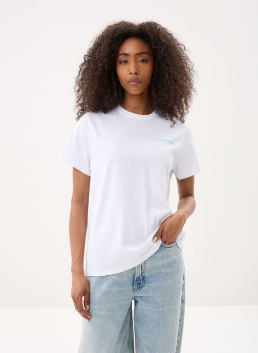 Gertrude Tee-shirts Leolina Geometry Tee-Shirt femme blanc