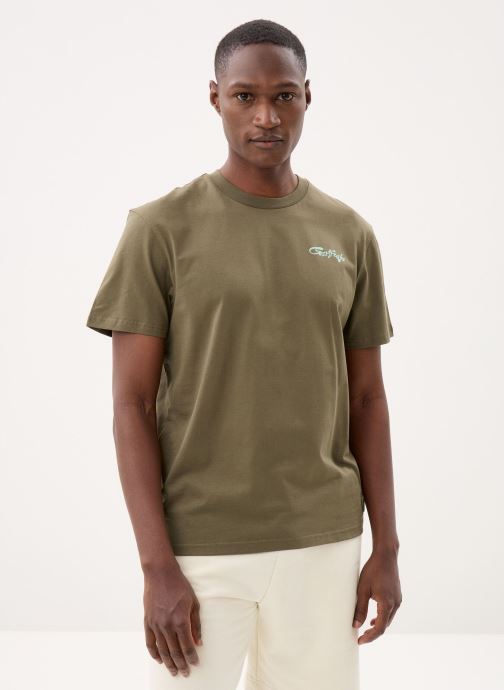 Gertrude Tee-shirts Leonce Daisy Tee-Shirt homme vert