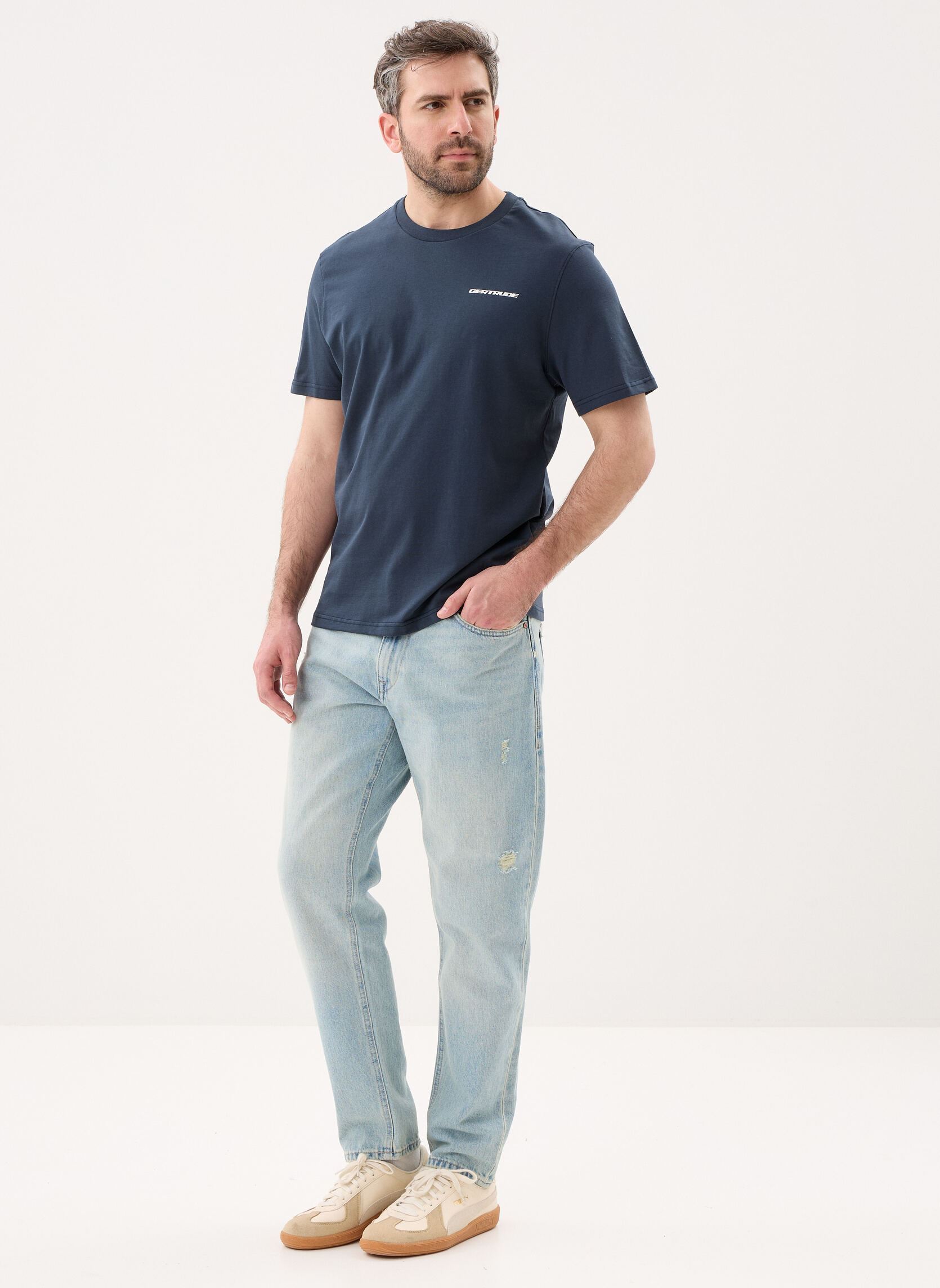 T-Shirts Leonce Fast Tee-Shirt herren blau Gertrude T-Shirts Leonce Fast Tee-Shirt herren blau Nuit