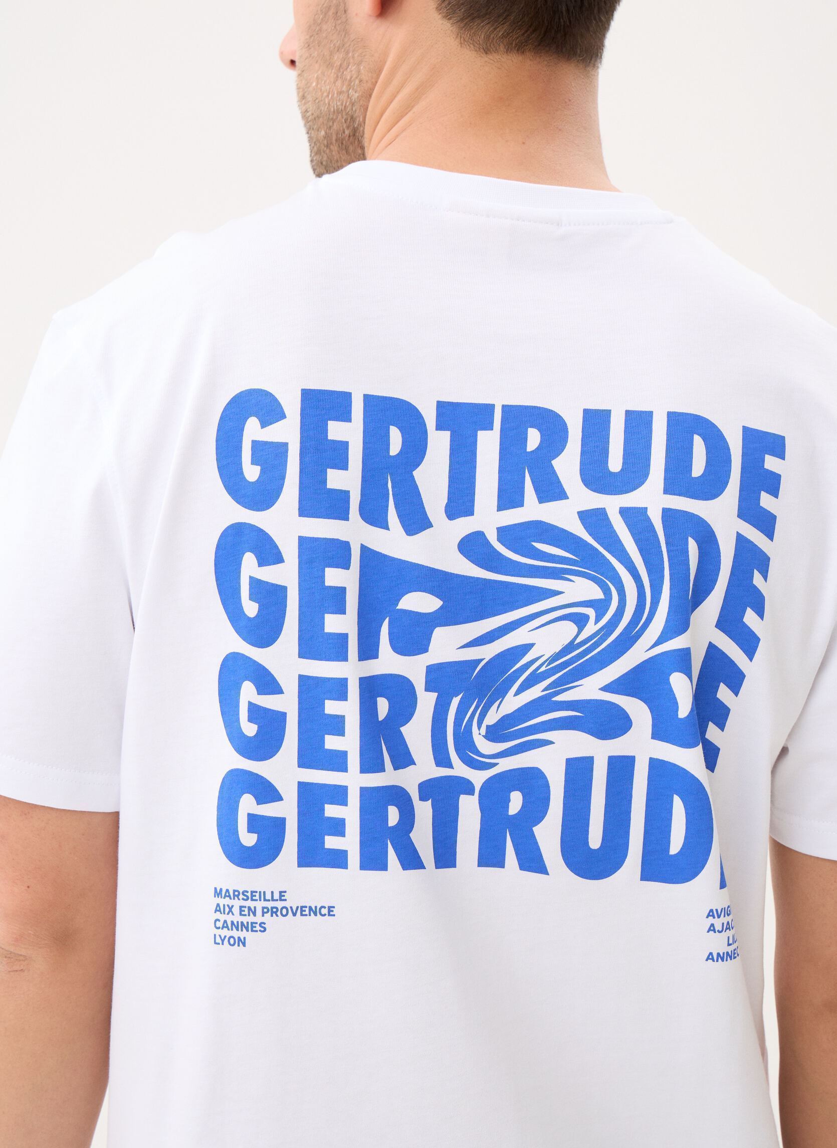 Tee-shirts manches courtes Leonce Fluidity Tee-Shirt homme blanc Gertrude Tee-shirts manches courtes Leonce Fluidity Tee-Shirt homme blanc Blanc