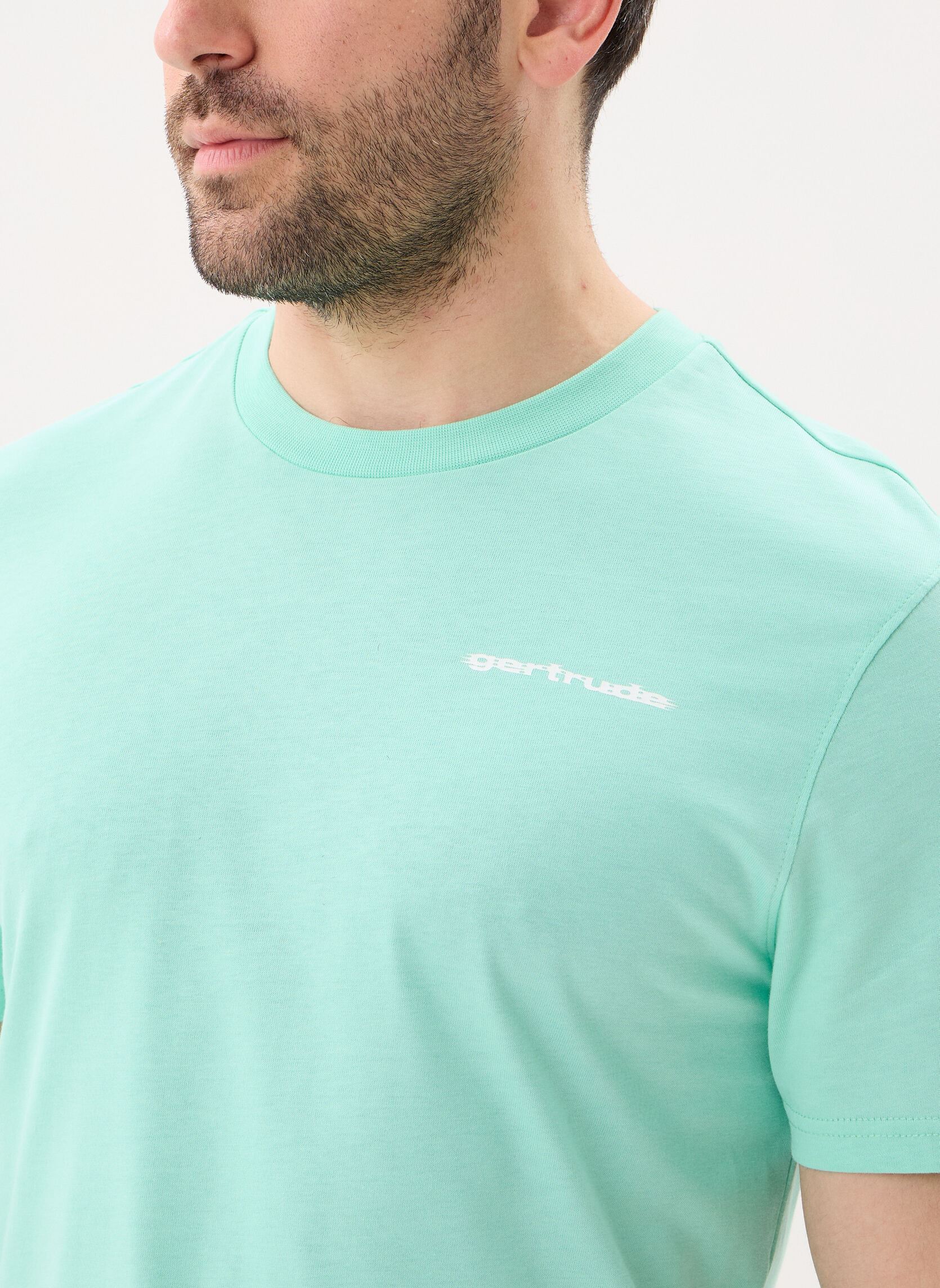 Tee-shirts Leonce Shine Tee-Shirt homme vert Gertrude Tee-shirts Leonce Shine Tee-Shirt homme vert Menthe