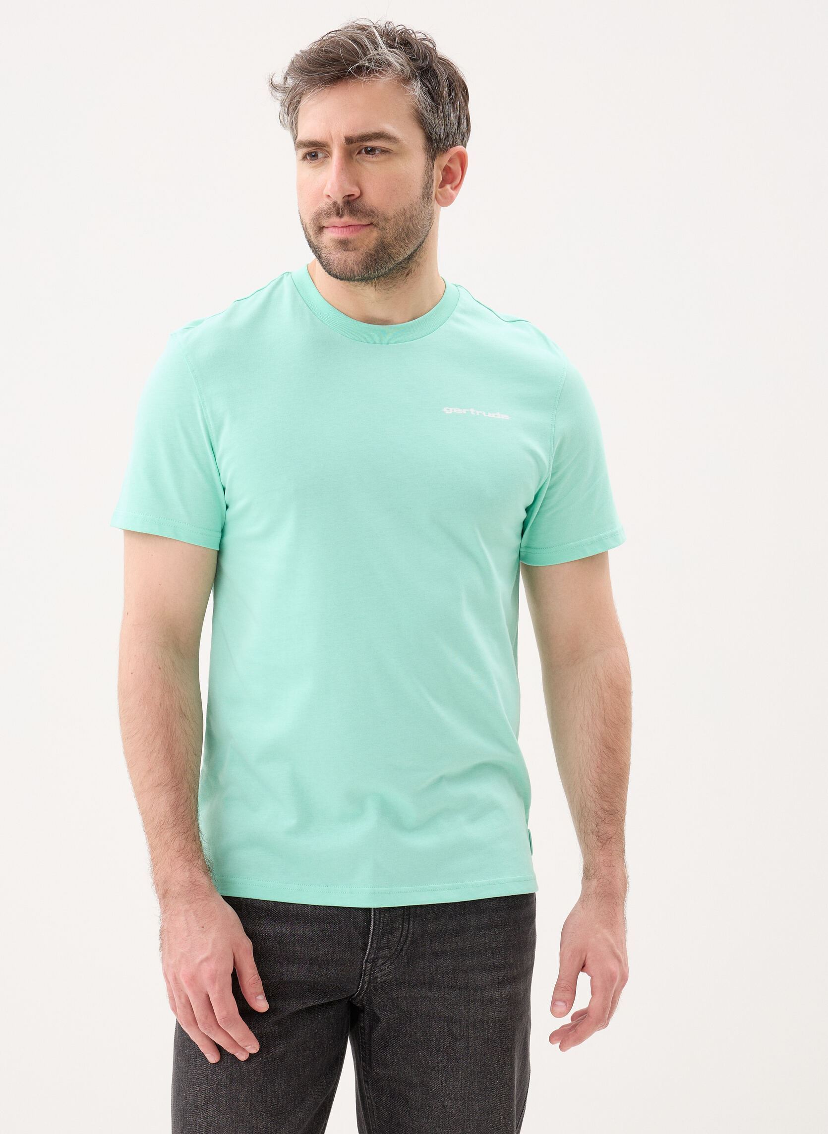 Tee-shirts Leonce Shine Tee-Shirt homme vert Gertrude Tee-shirts Leonce Shine Tee-Shirt homme vert Menthe