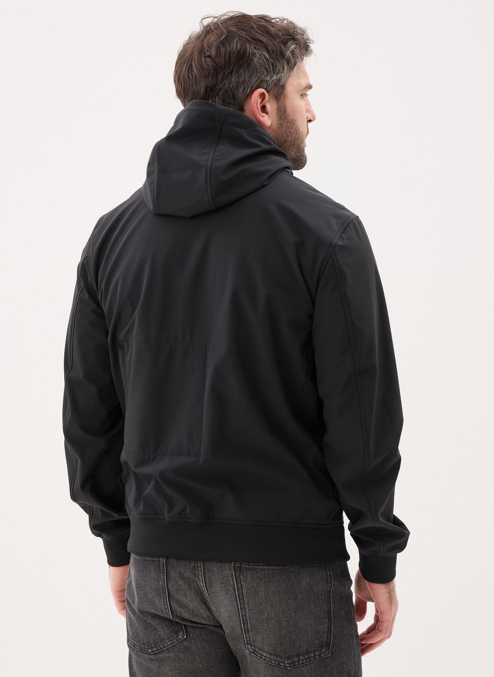 Windbreaker / Windjacken Ronaldo Veste herren schwarz Gertrude Windbreaker / Windjacken Ronaldo Veste herren schwarz Black