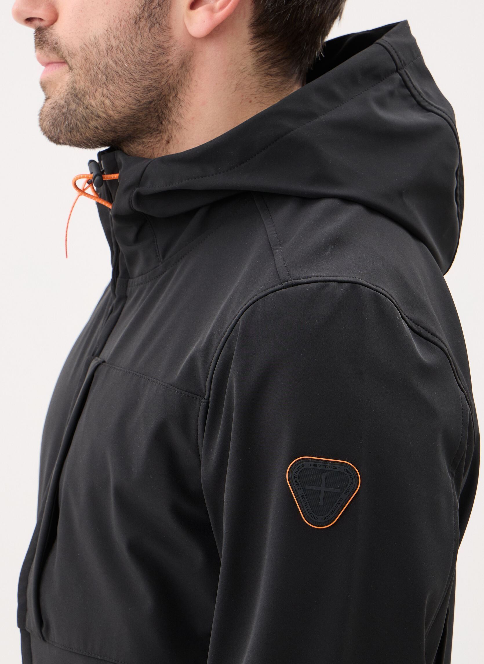 Windbreaker / Windjacken Ronaldo Veste herren schwarz Gertrude Windbreaker / Windjacken Ronaldo Veste herren schwarz Black