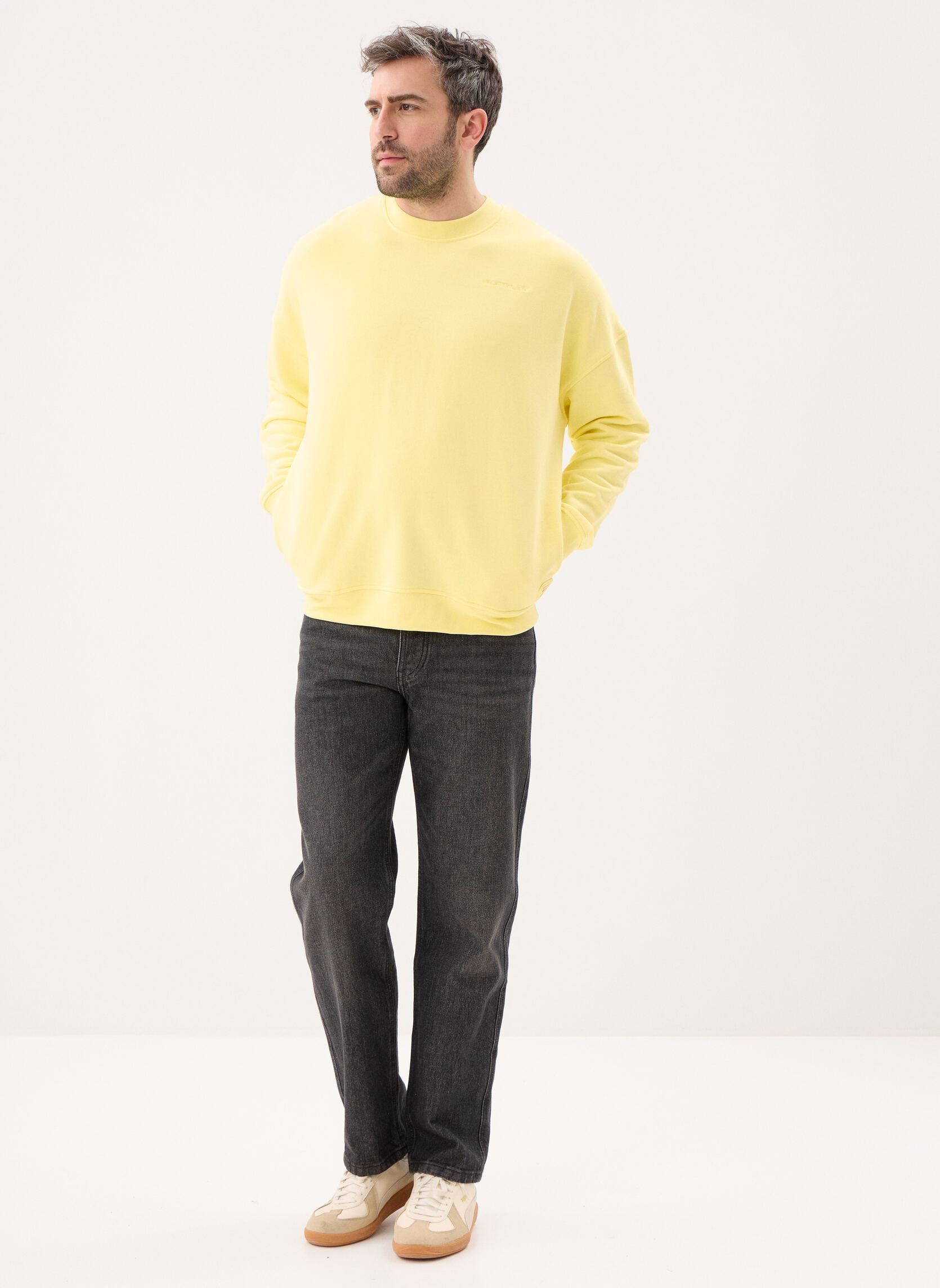 Sweats Ruben Bloom Sweat homme jaune Gertrude Sweats Ruben Bloom Sweat homme jaune Poussin