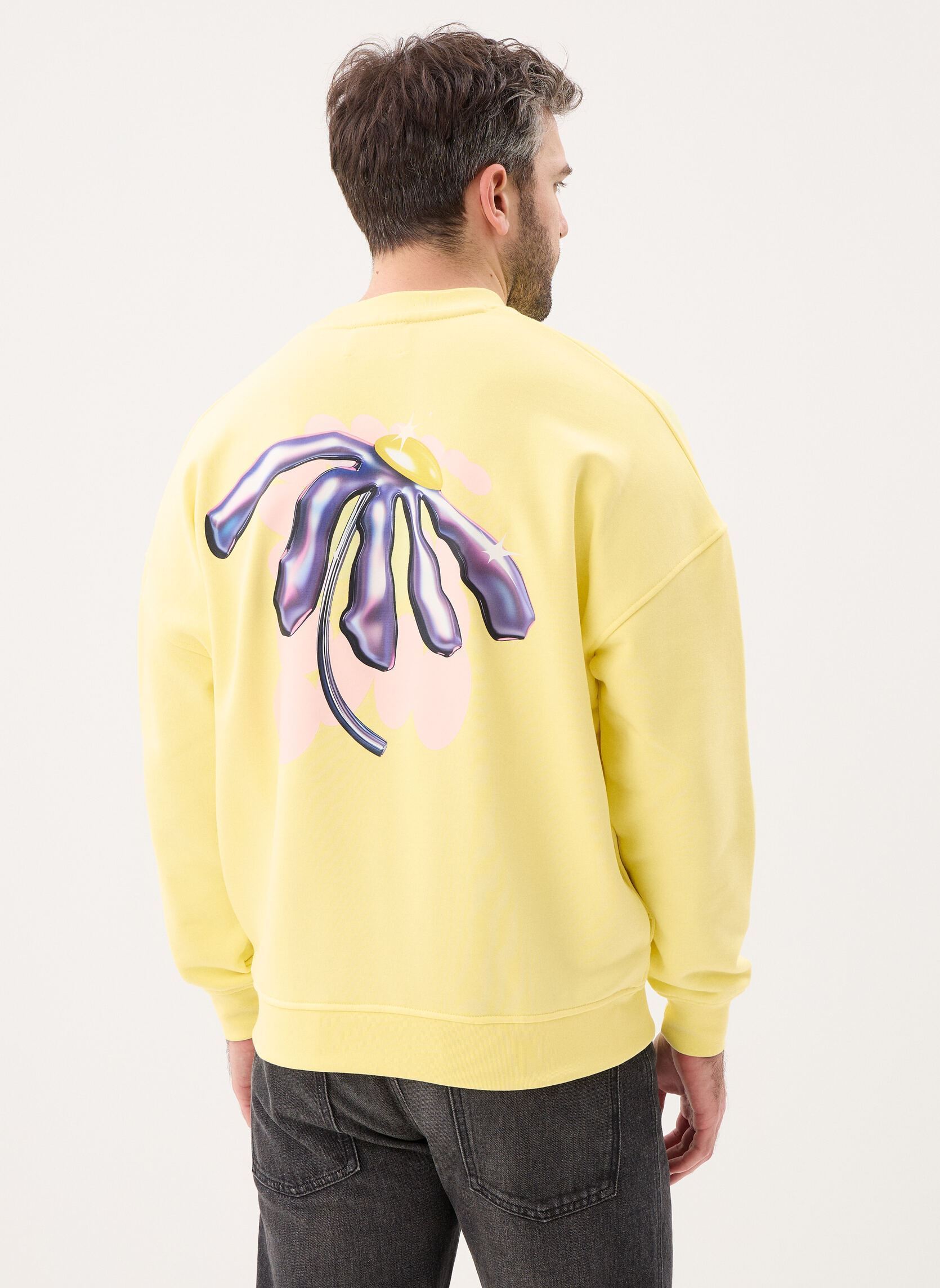 Sweats Ruben Bloom Sweat homme jaune Gertrude Sweats Ruben Bloom Sweat homme jaune Poussin