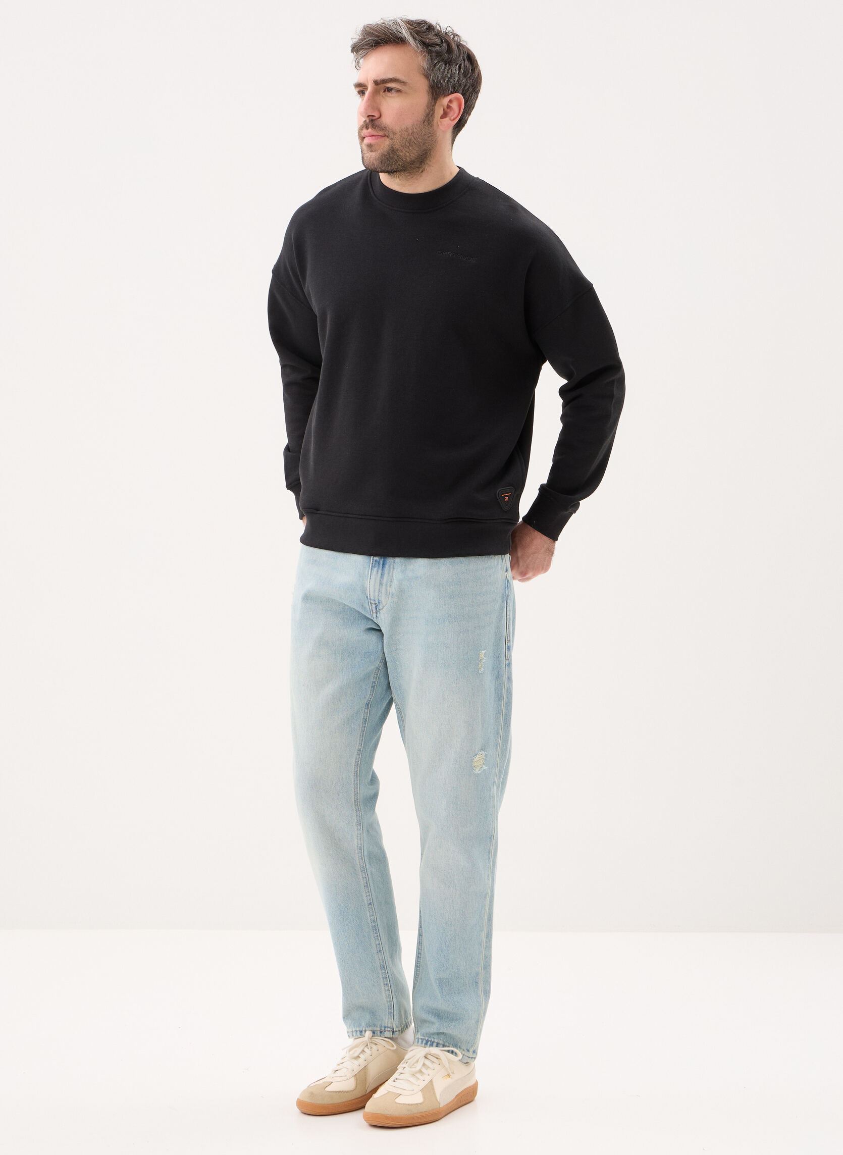 Sweats Ruben Fluidity Sweat homme noir Gertrude Sweats Ruben Fluidity Sweat homme noir Black