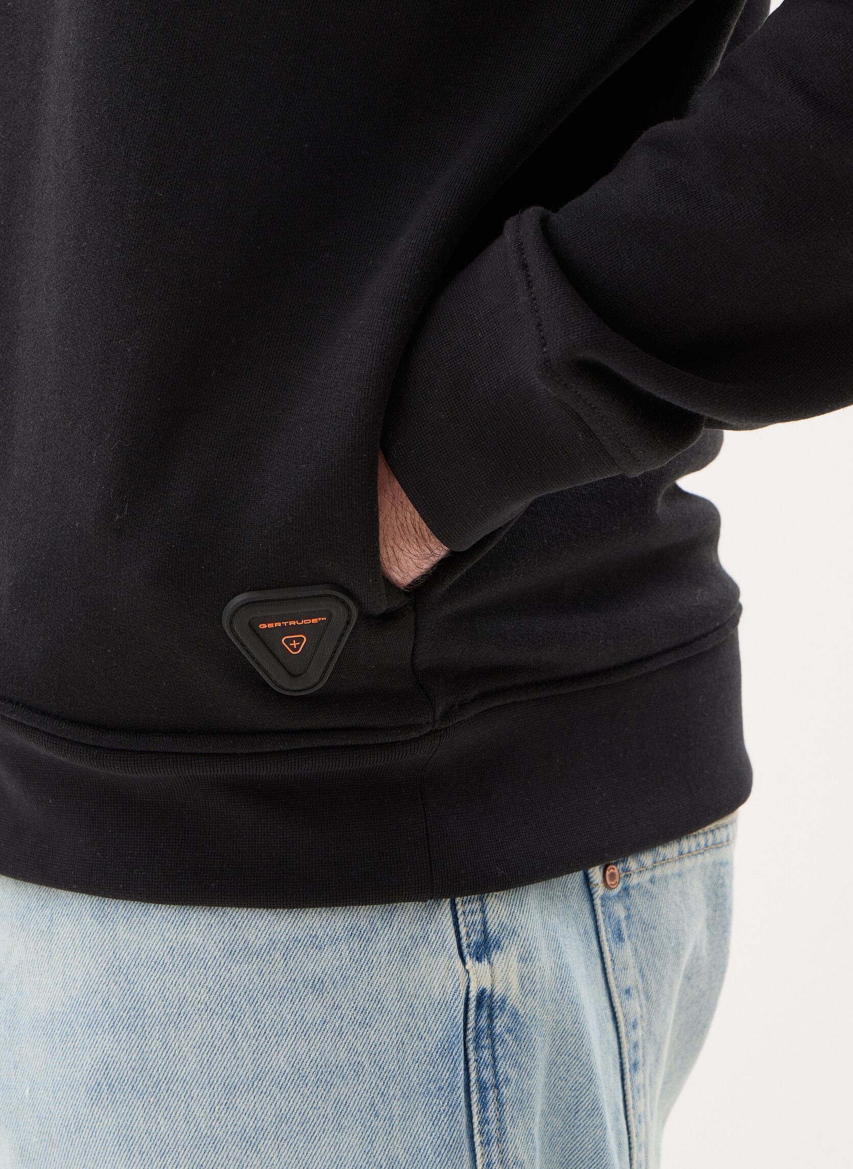 Sweats Ruben Fluidity Sweat homme noir Gertrude Sweats Ruben Fluidity Sweat homme noir Black