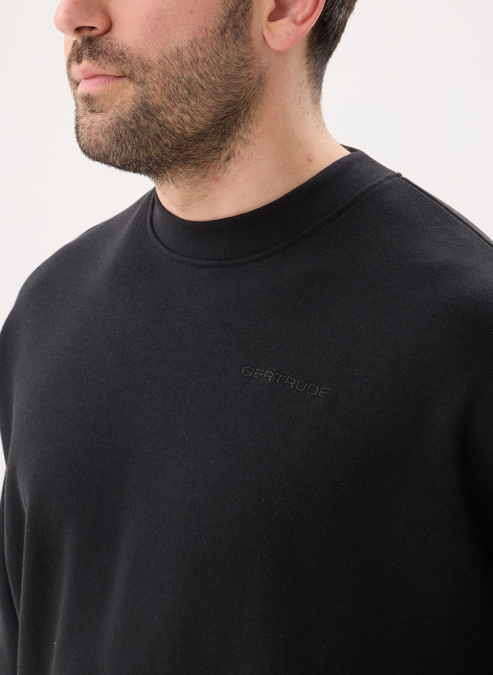 Sweats Ruben Fluidity Sweat homme noir Gertrude Sweats Ruben Fluidity Sweat homme noir Black