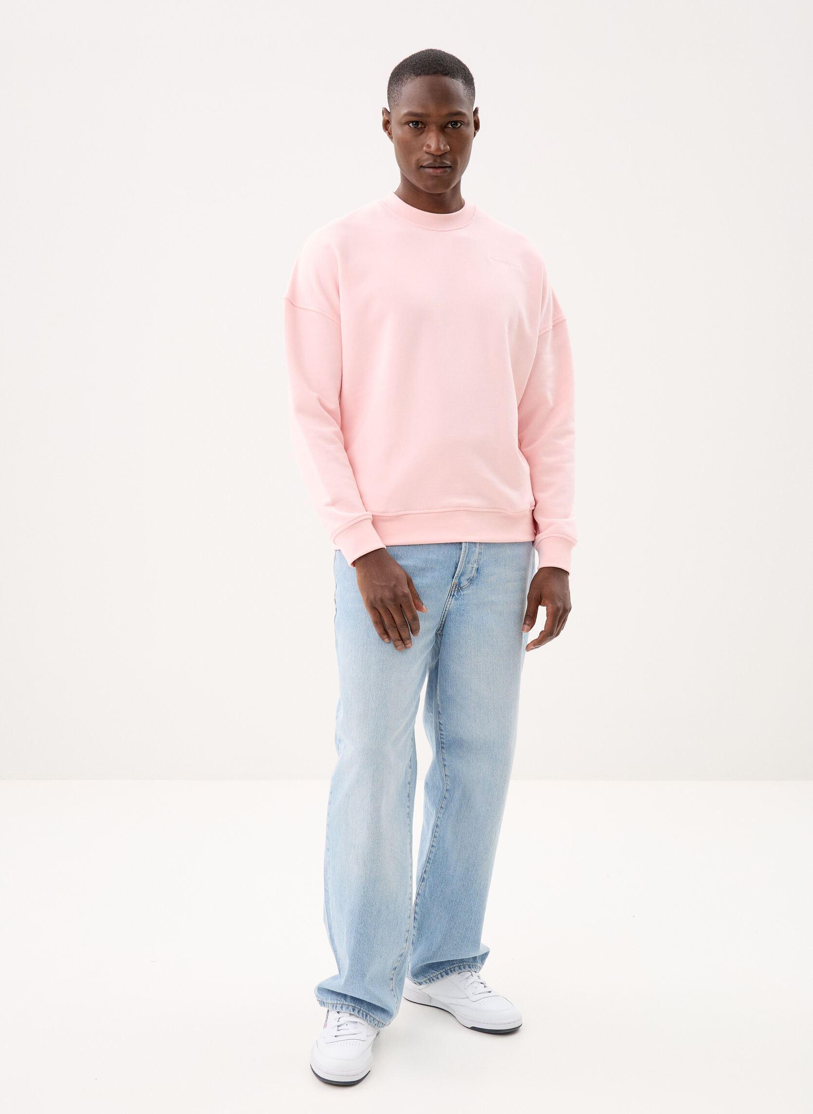 Sweats Ruben Fluidity Sweat homme rose Gertrude Sweats Ruben Fluidity Sweat homme rose Blush