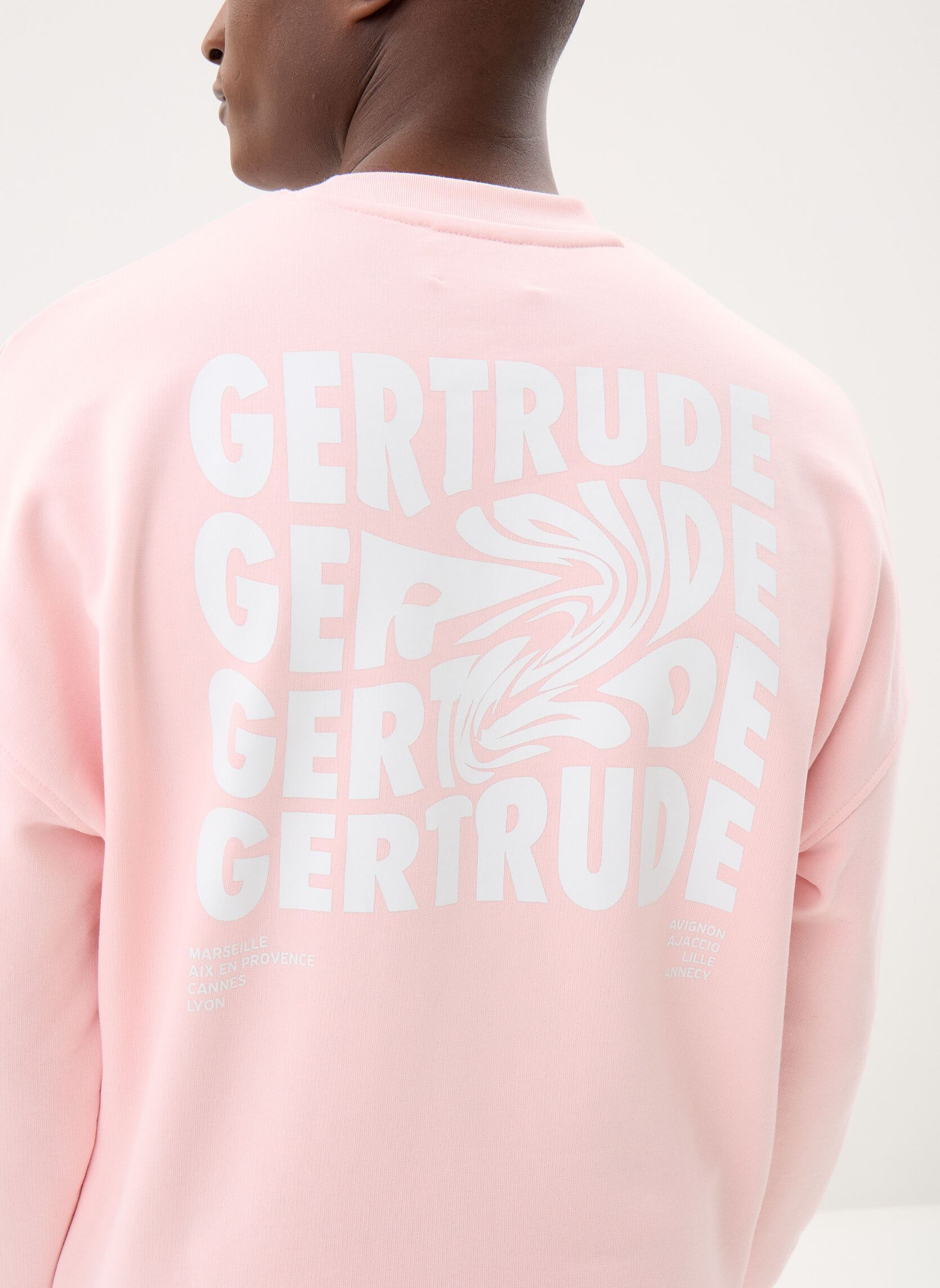 Sweats Ruben Fluidity Sweat homme rose Gertrude Sweats Ruben Fluidity Sweat homme rose Blush