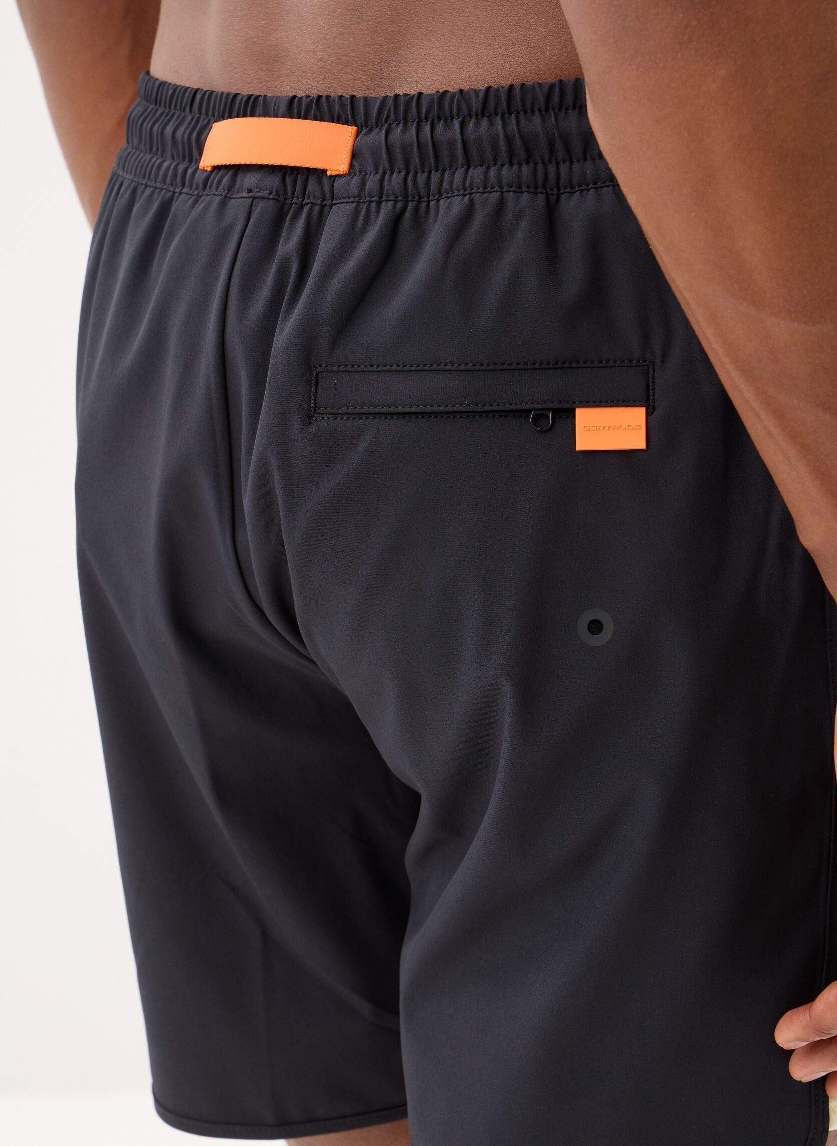 Shorts de bain Samy Short homme noir Gertrude Shorts de bain Samy Short homme noir Black/Orangette