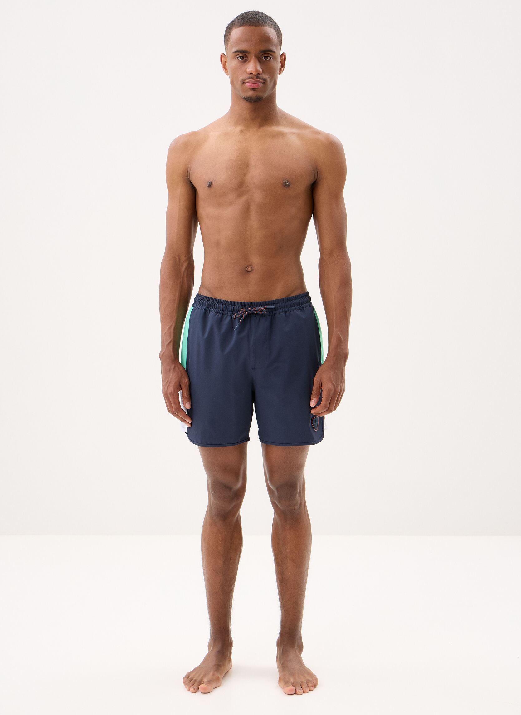 Shorts de bain Samy Short homme bleu Gertrude Shorts de bain Samy Short homme bleu Nuit/Menthe