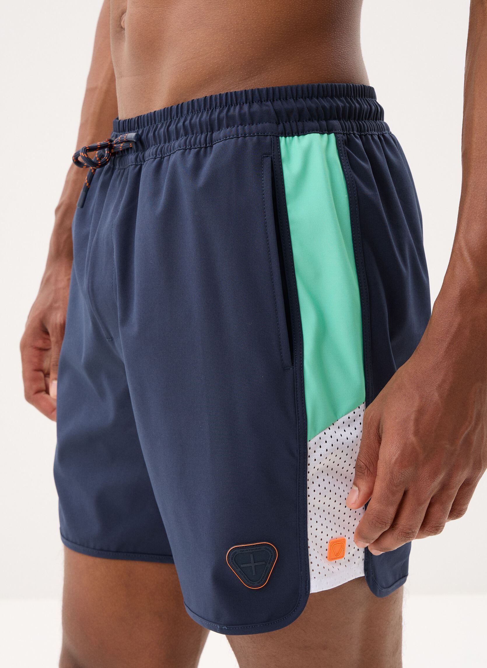 Shorts de bain Samy Short homme bleu Gertrude Shorts de bain Samy Short homme bleu Nuit/Menthe