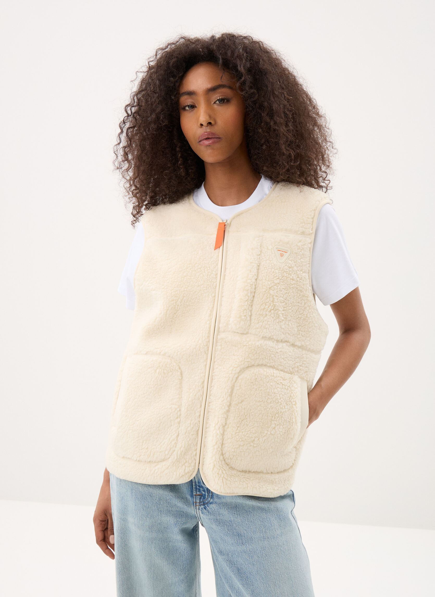 Bodywarmer Tengo Veste dames wit Gertrude Bodywarmer Tengo Veste dames wit Creme