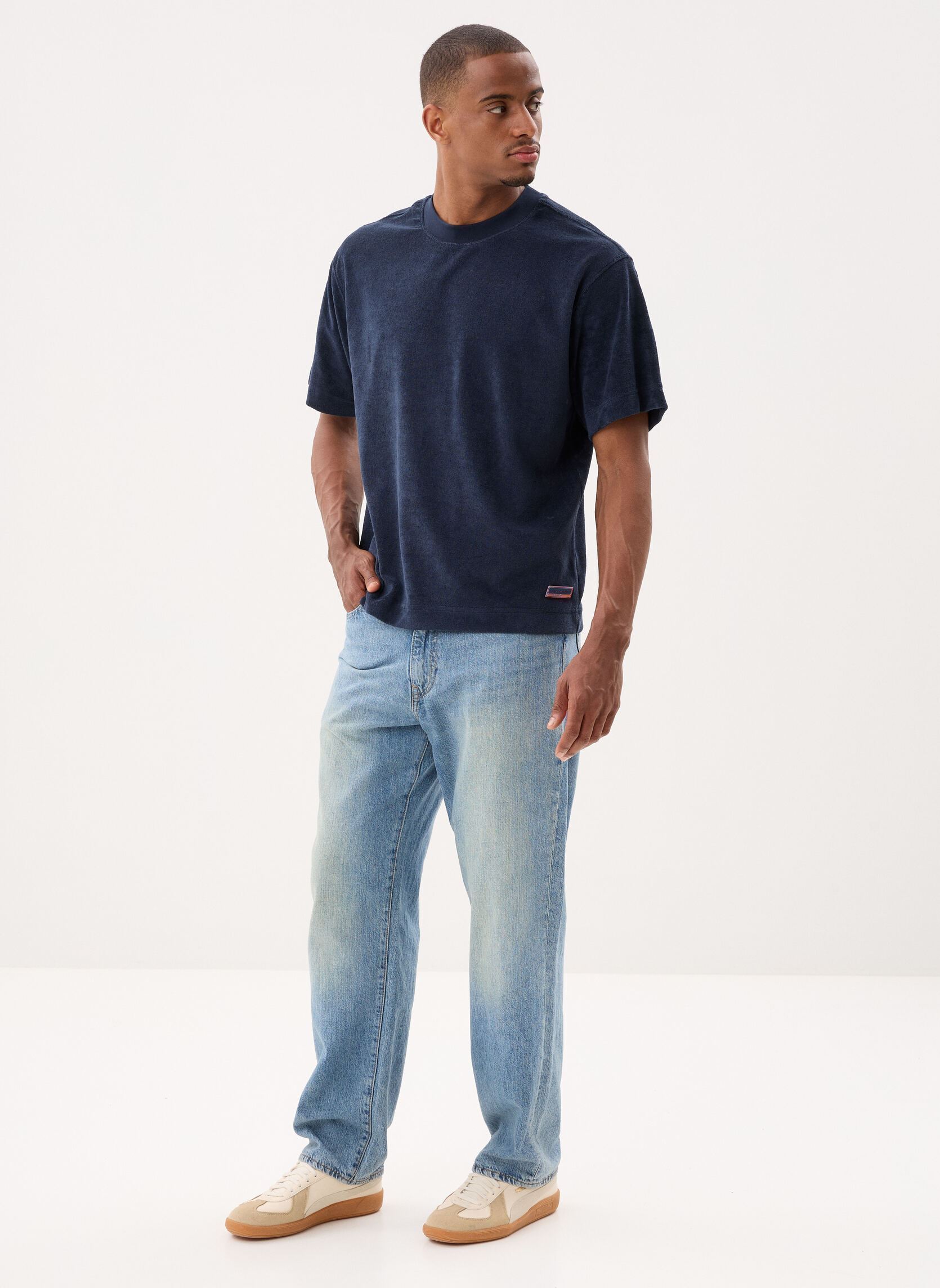 Tee-shirts manches courtes Toby Tee-Shirt homme bleu Gertrude Tee-shirts manches courtes Toby Tee-Shirt homme bleu Nuit