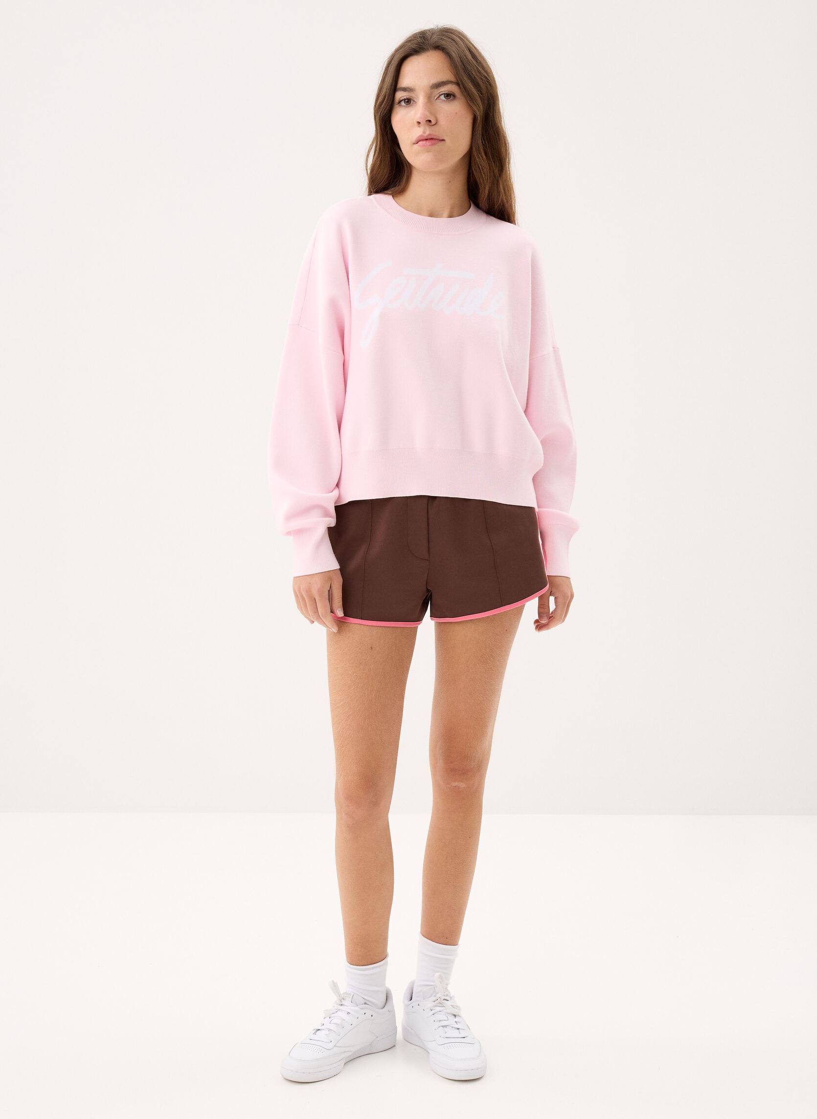 Shorts Uma Short dames bordeaux Gertrude Shorts Uma Short dames bordeaux Bordeaux/Blush
