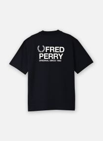 Tee-shirts Back Print Fred Perry Text T-Shirt homme bleu Fred Perry Tee-shirts Back Print Fred Perry Text T-Shirt homme bleu NAVY