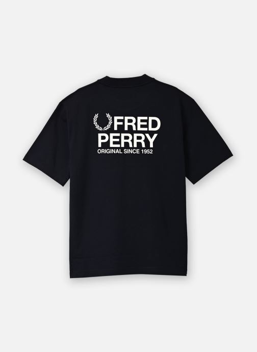 Fred Perry Tee-shirts Back Print Fred Perry Text T-Shirt homme bleu