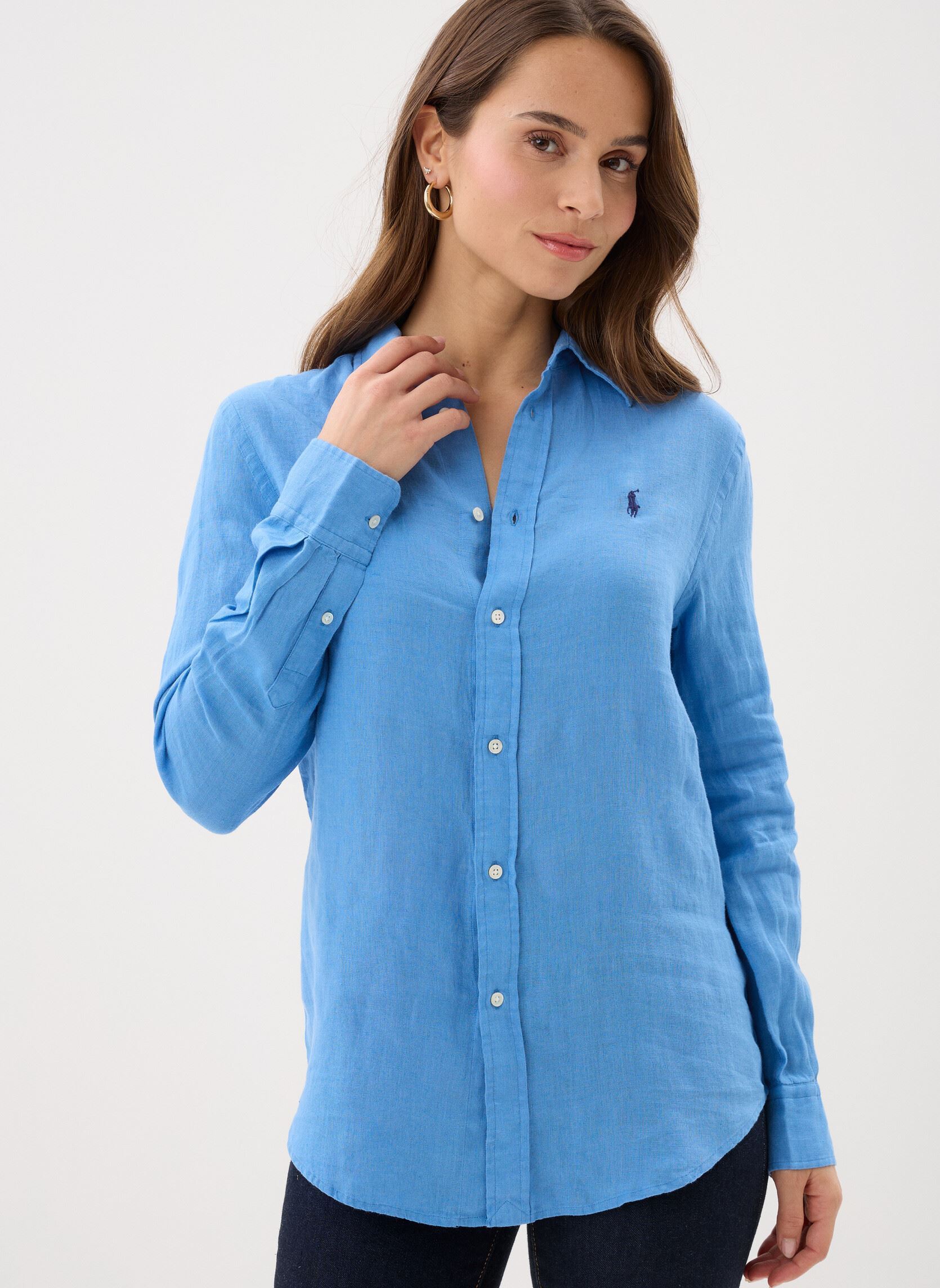 Vêtements Polo Ralph Lauren Chemise classique en lin pour Femme - vue 1