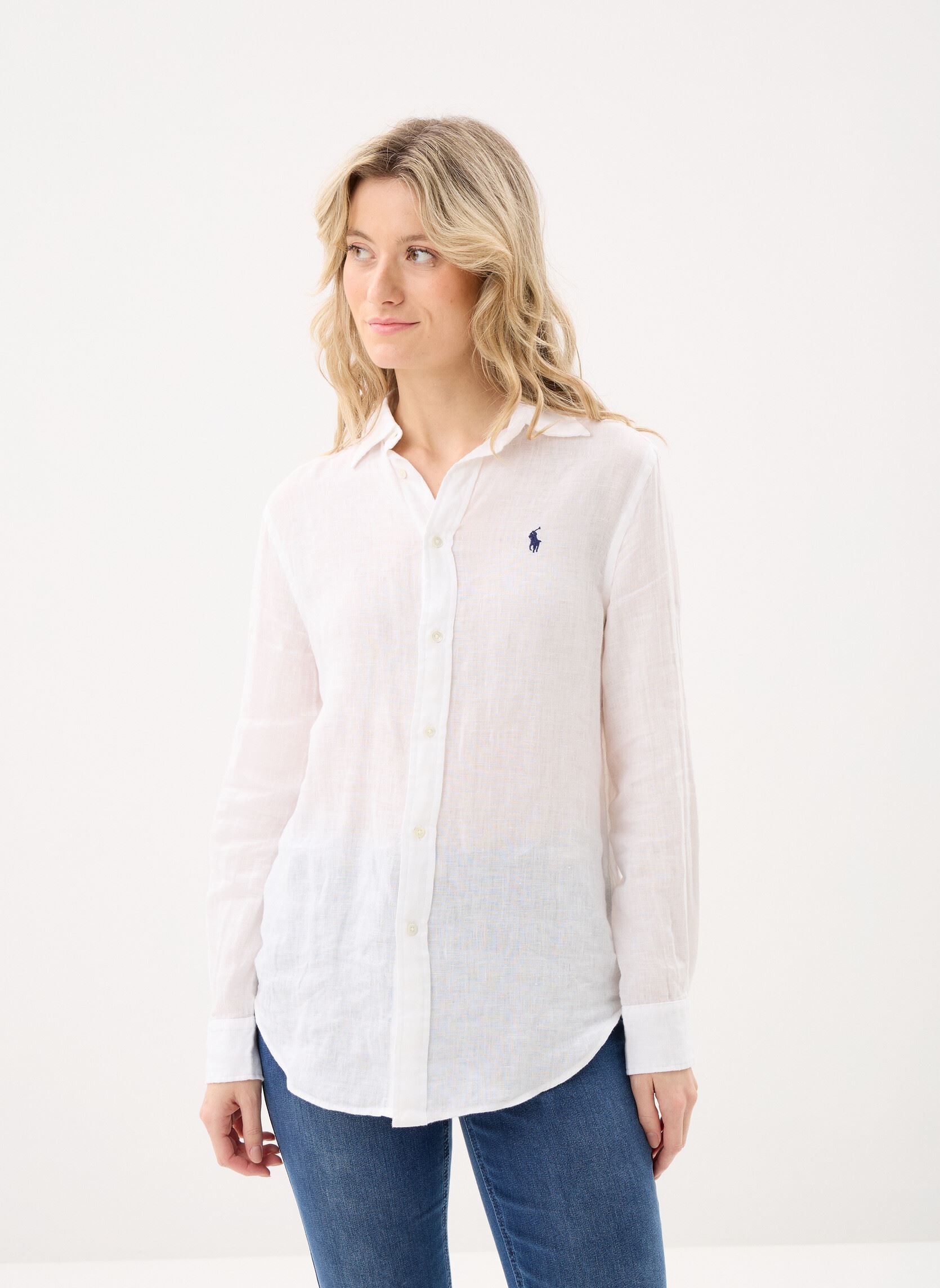 Vêtements Polo Ralph Lauren Chemise classique en lin pour Femme