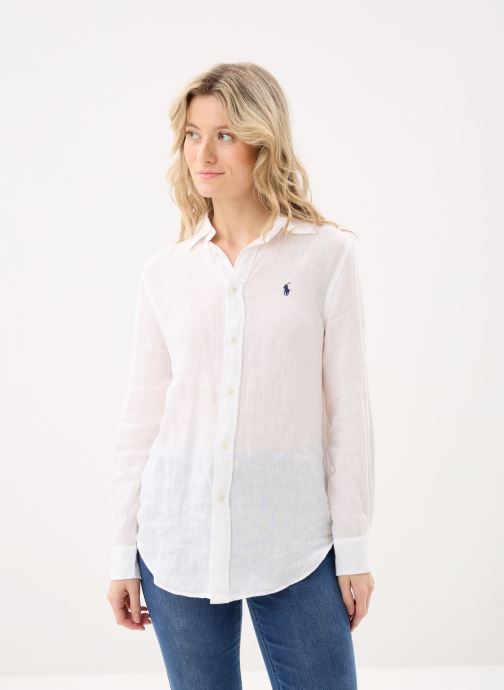 Polo Ralph Lauren Chemises manches longues Chemise classique en lin femme blanc