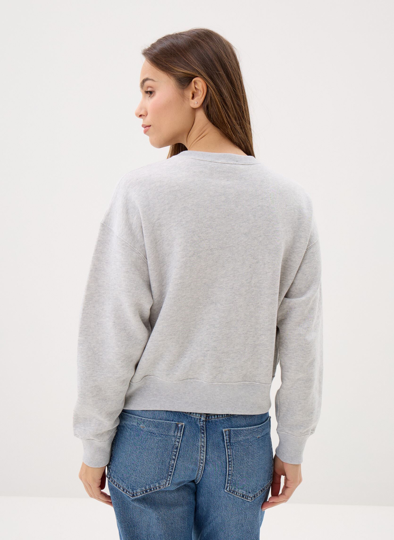 Sweater Cardigan bomber en coton dames grijs Polo Ralph Lauren Sweater Cardigan bomber en coton dames grijs LIGHT SMOKE HEATHER