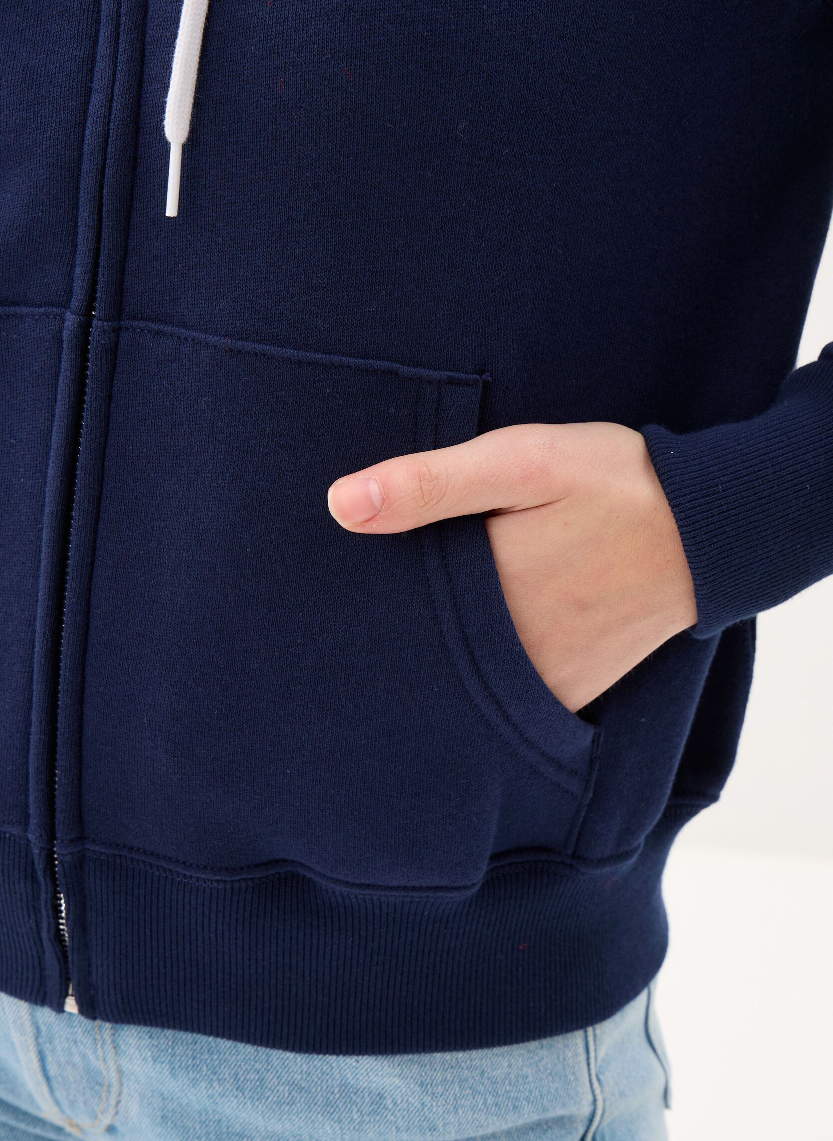 Sweatshirts mit Reißverschluss Sweat à capuche zippé en molleton damen blau Polo Ralph Lauren Sweatshirts mit Reißverschluss Sweat à capuche zippé en molleton damen blau CRUISE NAVY
