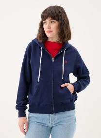 Sweatshirts mit Reißverschluss Sweat à capuche zippé en molleton damen blau Polo Ralph Lauren Sweatshirts mit Reißverschluss Sweat à capuche zippé en molleton damen blau CRUISE NAVY