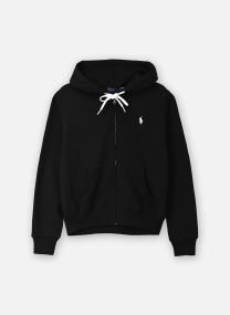 Sweats zippés Sweat à capuche zippé en molleton femme noir