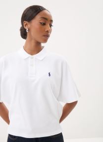 Korte mouwen polo's Polo en piqué à manches dolman dames wit Polo Ralph Lauren Korte mouwen polo's Polo en piqué à manches dolman dames wit White