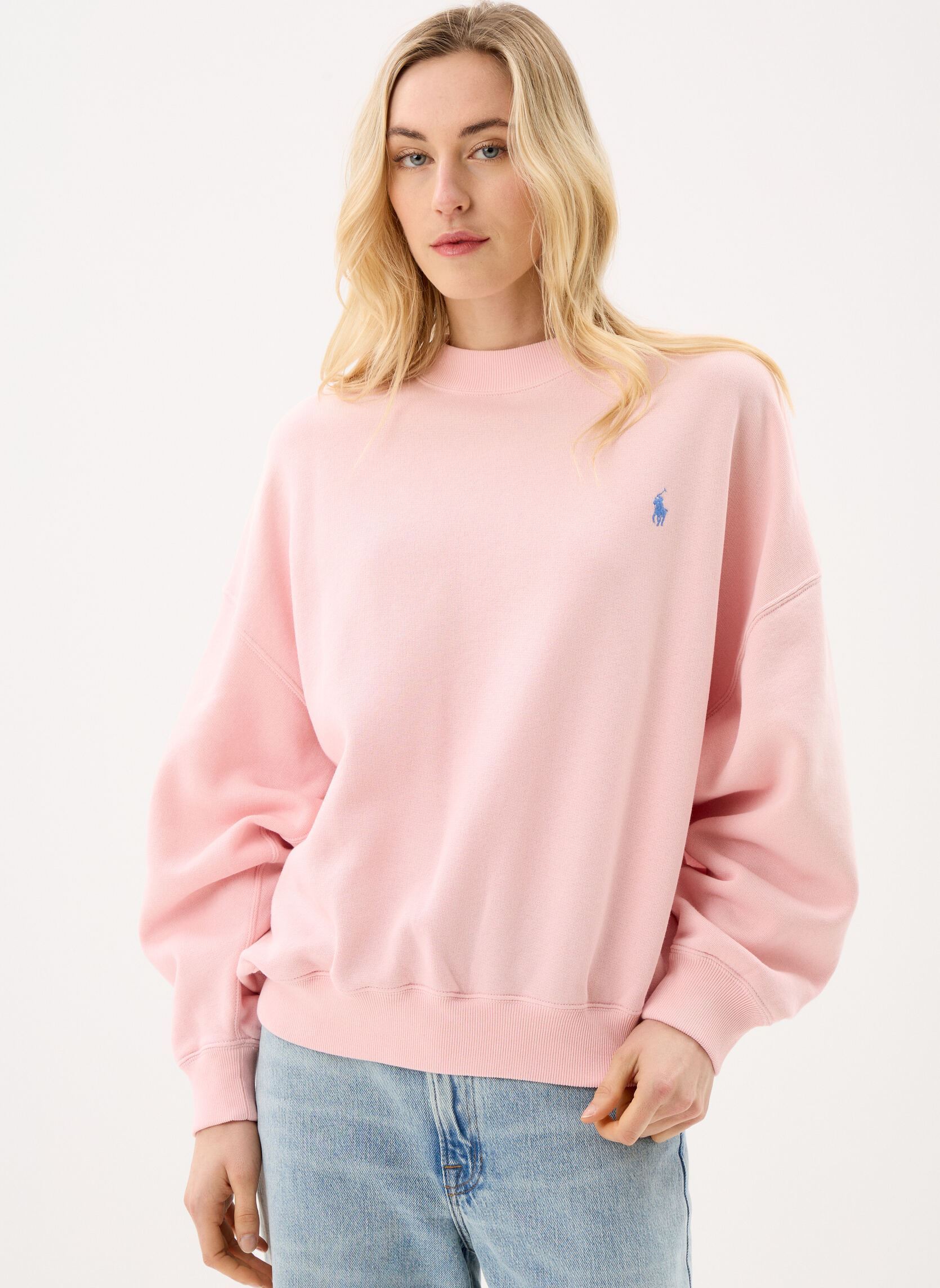 Vêtements Polo Ralph Lauren Sweat à col rond en molleton pour Femme - vue 1