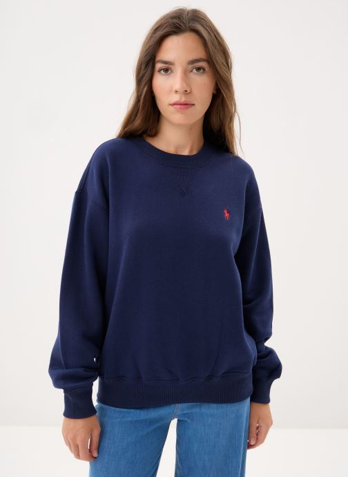Polo Ralph Lauren Sweater Sweat à col rond en molleton dames blauw