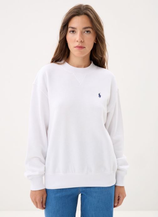 Polo Ralph Lauren Sweatshirts Sweat à col rond en molleton damen weiß