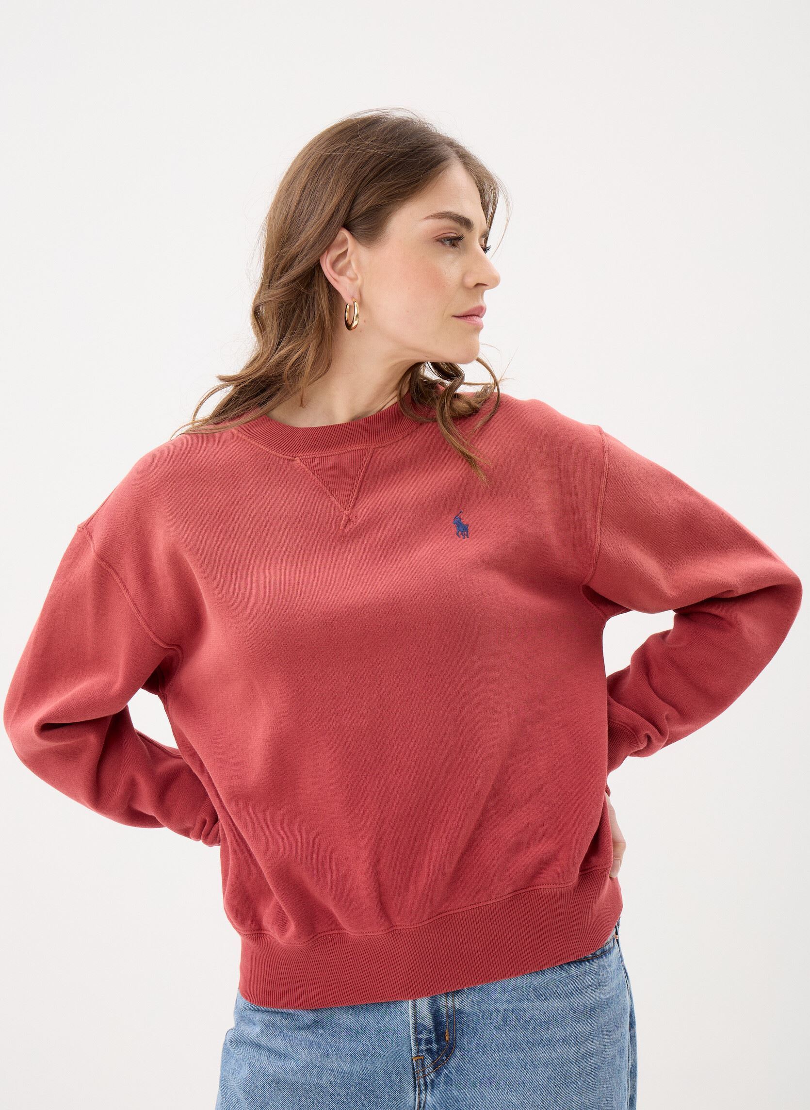 Vêtements Polo Ralph Lauren Sweat à col rond en molleton pour Femme - vue 1
